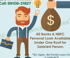 Salaried Personal Loan Provider in Delhi/NCR