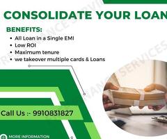 Consolidate your existing loans & credit card in single emi