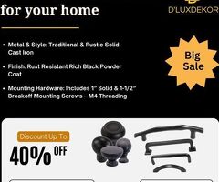 Shop Wrought Iron Cabinet Handles & Knobs Online | Vintage Look, Modern Quality!
