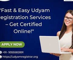 "Fast & Easy Udyam Registration Services – Get Certified Online!"