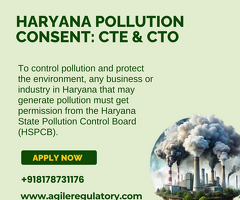 Obtain Haryana Pollution Consent (CTE/CTO) – Quick & Reliable