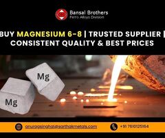 Buy Magnesium 6–8 | Reliable Supplier | Consistent Quality at Competitive Prices!