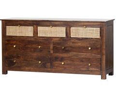 Ample Storage Wooden Sideboard with Drawers