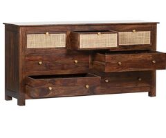 Ample Storage Wooden Sideboard with Drawers - 3
