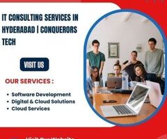 IT Consulting Services In Hyderabad | Conquerors Tech