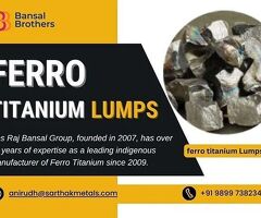 Ferro Alloy Suppliers Delivering Premium Ferro Titanium Lumps 70% Worldwide!