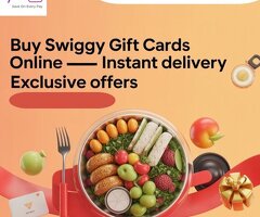 Buy Swiggy Gift Cards Online – Instant Delivery & Exclusive Offers