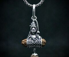 Embrace Divine Strength with the Lord Shiva Pendant by Jewller Design