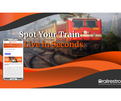 Spot Your Train Live in Seconds – RailRestro App