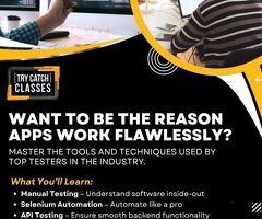 Become a Certified Software Tester with TryCatch Classes, Mumbai