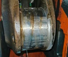 Insitu Crankshaft Repair of YANMAR 6N18L-SV Auxiliary Engine