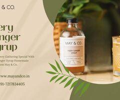Make Every Gathering Special With Fiery Ginger Syrup Homemade Taste From May & Co.