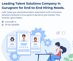Leading Talent Solutions Company in Gurugram for End-to-End Hiring Needs.