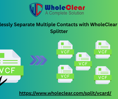 Effortlessly Separate Multiple Contacts with WholeClear vCard Splitter