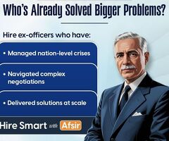 Hire Retired Defense Officers | Afsir.in