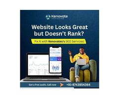 Website Looks Great but Doesn’t Rank? Fix It with Kenovate’s SEO Services!