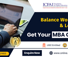 ICFAI Online MBA for Working Professionals | ICFAI Online MBA