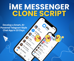 iME Messenger Clone Script -  Develop a AI-Powered Telegram-Style Chat App