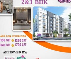 Ready-for-Interior 2 & 3 BHK Flats – Excellent Value in Lingampally - 2
