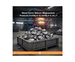 Need Ferro Silicon Magnesium Products (FeSiMg 8–10, FeSiMg 6–8, etc.)?