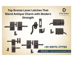 Heavy-Duty Premium Design Modern Bronze Latches Online for Farmhouses & Villas