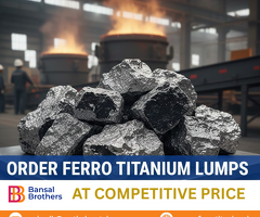 Order Ferro Titanium Lumps at Competitive Rates