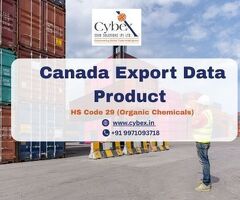 Canada Export Data Product – HS Code 29 (Organic Chemicals)