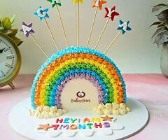 Celebrate Your Baby with a Fresh Six Month Birthday Cake at Home