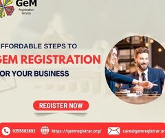 Applying for a GeM Registration at an Affordable Price