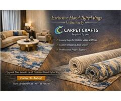 Exclusive Hand Tufted Rugs Collection by Carpet Companies in Dubai