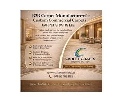 B2B Carpet Manufacturer for Custom Commercial Carpets | Carpet Crafts LLC