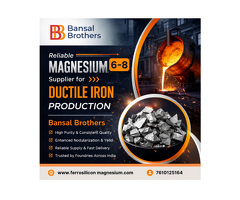 Reliable Magnesium 6-8 Supplier for Ductile Iron Production | Bansal Brothers