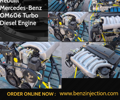 Rebuilt Mercedes-Benz OM606 Turbo Diesel Engine