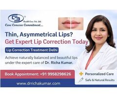 Thin, Asymmetrical Lips? Get Expert Lip Correction Today