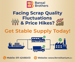 Facing Scrap Quality Fluctuations & Price Hikes? Get Stable Supply Today
