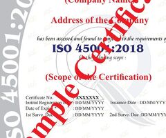 Empower Safety Culture with ISO 45001:2018 Certification