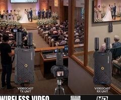 Modern Video production setup by the Wireless Video Transmitter