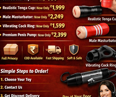 Best Sex Toys for Boys in India : Check with seller