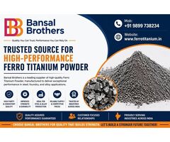 Trusted Source for High-Performance Ferro Titanium Powder