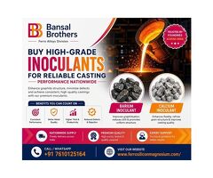 Buy High-Grade Inoculants for Reliable Casting Performance Nationwide