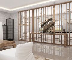 Stylish Metal Lattice Partition Walls for Modern Interiors