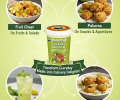 Snowpeak Chaat Masala Powder Enriched with Amla - Premium Tangy Spice Blend - 2