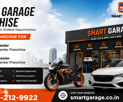 Start Your Own Car & Bike Service Business | Smart Garage Franchise