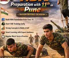 NDA Coaching with 11th in Pune