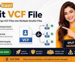 Split Massive VCF Contacts into Simple Contact Files Fast