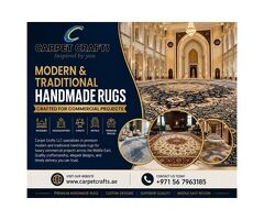 Modern & Traditional Handmade Rugs Crafted for commercial projects