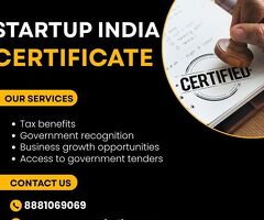 Online Startup India Certificate