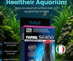 Fluval SK400 Aquarium Surface Skimmer India — Cleaner Water, Better Oxygen, Healthier Fish