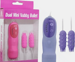 Buy 5 Function Dual Mini Nubby Bullet Vibrator India
