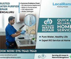 Pure Water Starts with a Purifier That Actually Works LocalRamu Fixes It Right